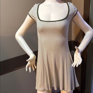 Cooperative striped mini dress 90s:style